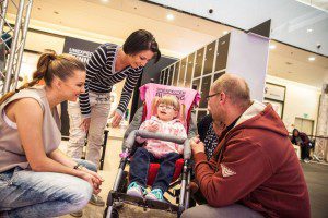 G. Partyšová a I. Puhajková v Centru Chodov